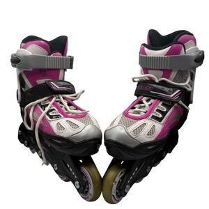 5th Element Kids Girls Sz 2-4.5 Adjustable Inline Rollerblades  Girlhoodcore
